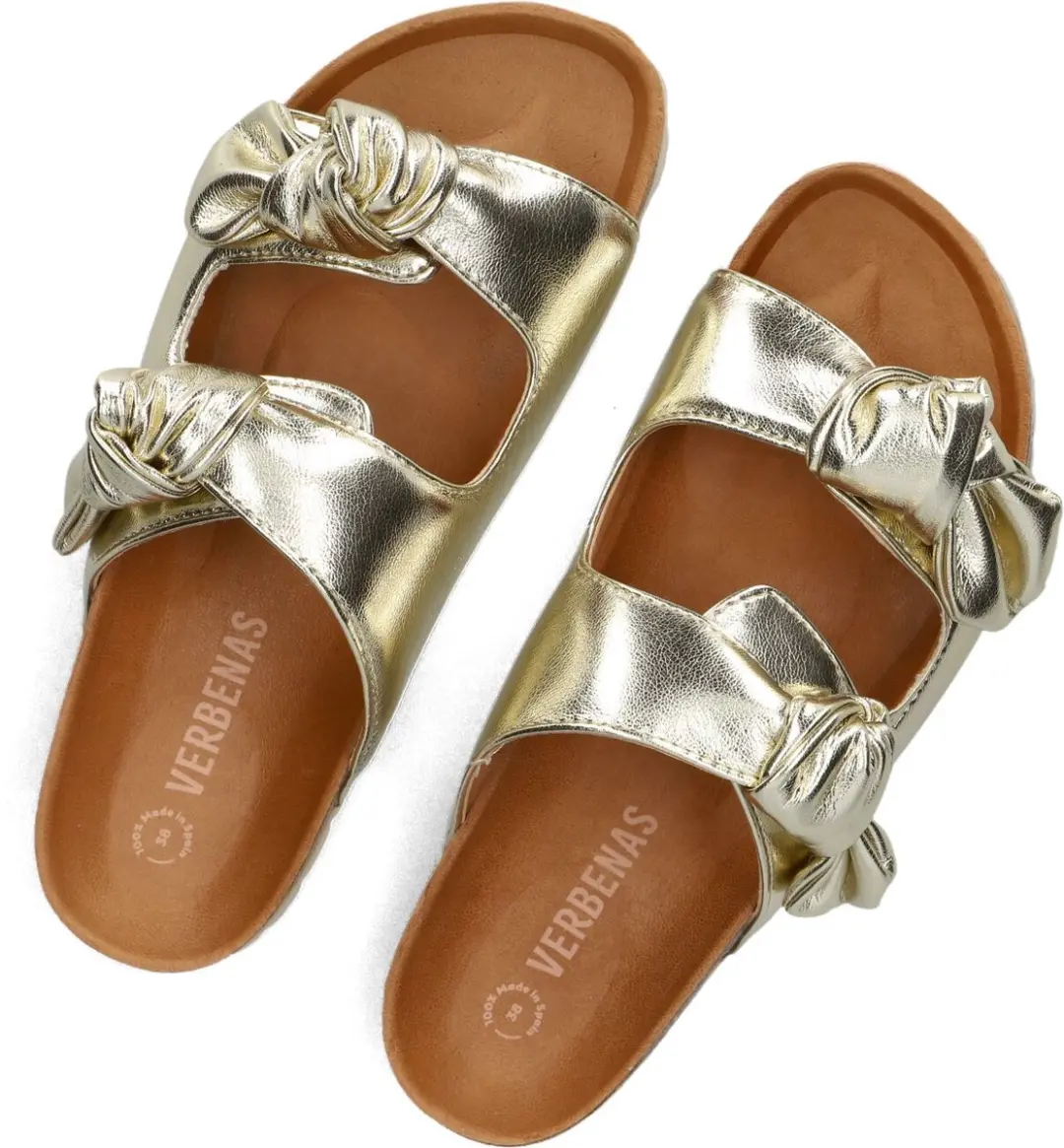 Verbenas Rain Lame Slippers Goud - Maat 38
