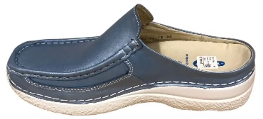 Wolky Roll Slide 0620261 Slippers - Ocean Blue - afbeelding 2 van 6