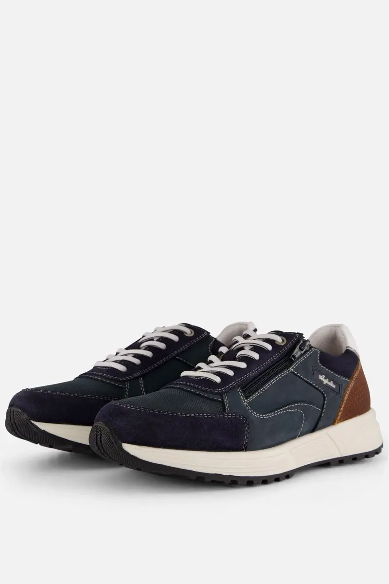 Australian Discover Sneakers blauw Leer