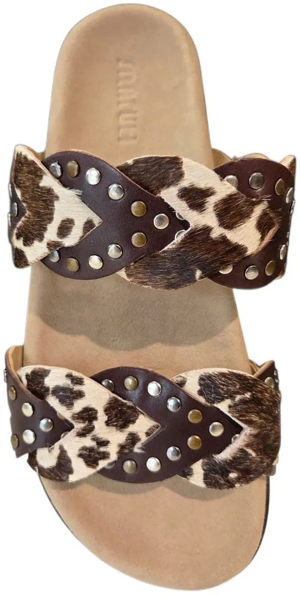 Maruti Evie Hairon Cow D04 Slippers - Dames - 37