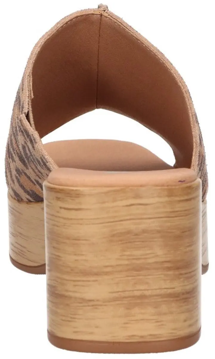 La Strada Platform Sandaal Leopard Leer - Damesschoenen - Maat - 39 - afbeelding 3 van 4