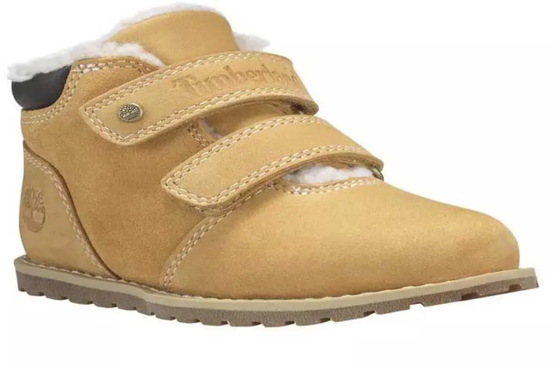 Timberland Pokey Pine Warm Lined Hook&loop Laarzen Voor Peuters Beige EU 27 Jong