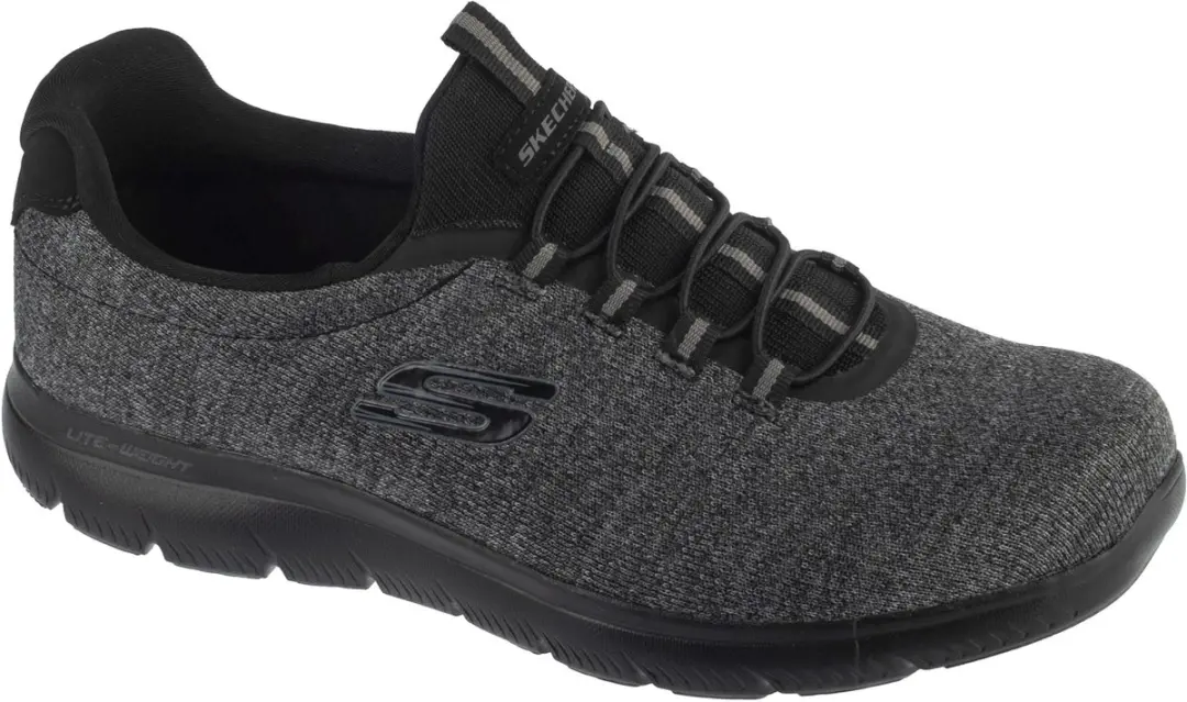 Skechers Sport Heren SUMMITS FORTON Sneakers WIDE FIT Herenschoenen Zwart