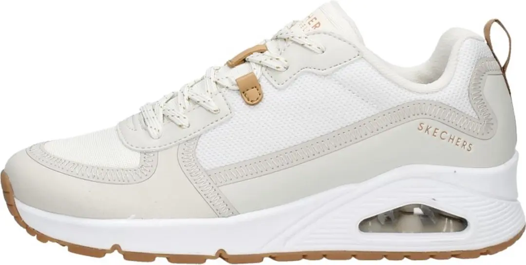 Skechers Uno Layover Dames Sneakers - Wit