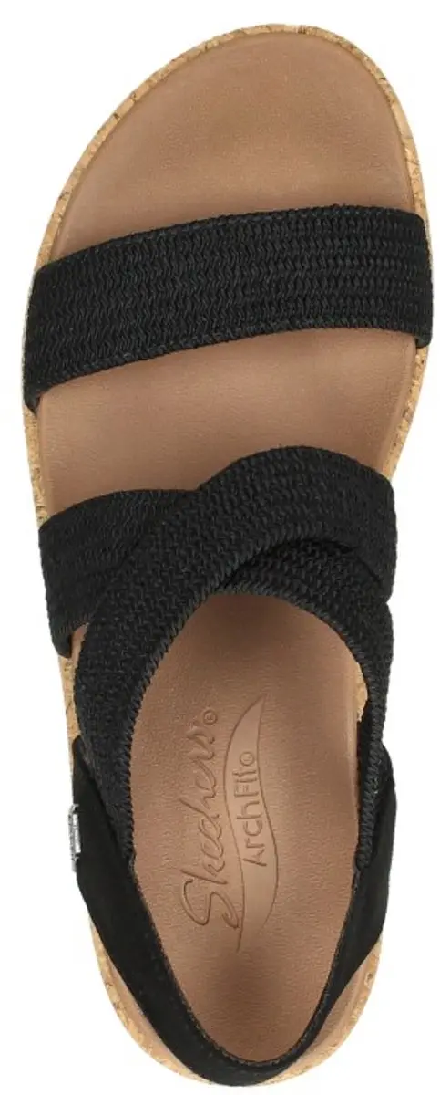 Skechers Arch Fit Beverlee - Love Stay - Dames Sandalen - Zwart - afbeelding 4 van 6