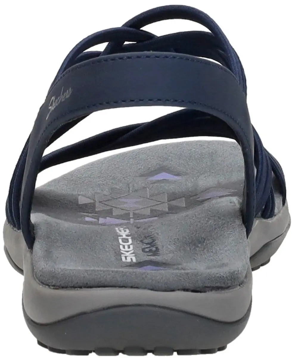 Skechers Reggae Slim Sunnyside Sandalen - Blauw Maat 41
