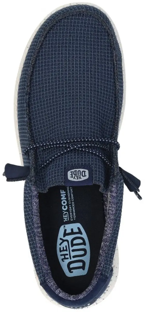 HEYDUDE Wally Sport Instappers blauw Canvas - Maat 42 - afbeelding 5 van 6