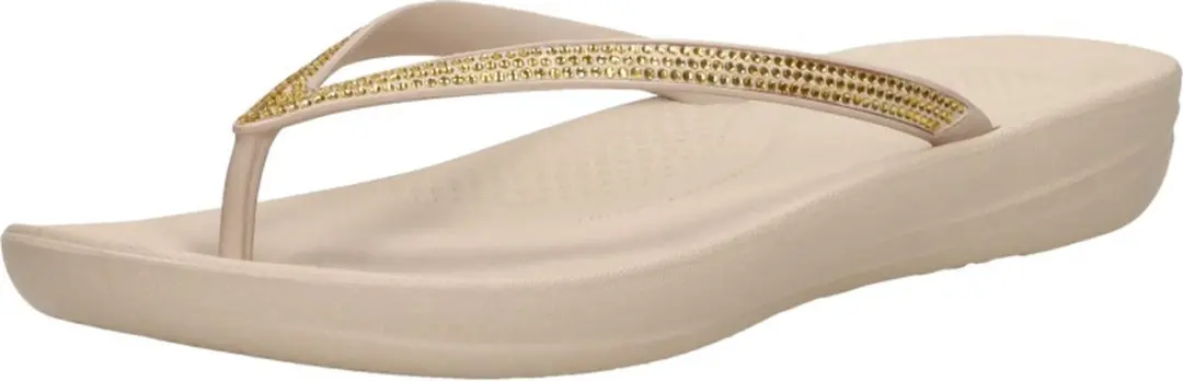 FitFlop Iqushion Teenslipper R08-A20 - 42 - Stone Beige
