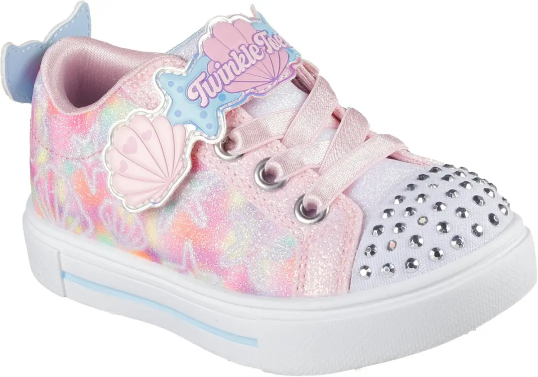 Skechers Twinkle Sparks Underwater Meisjes Sneakers - Roze
