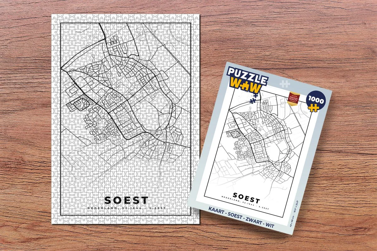 PuzzleWow Soest Legpuzzel 1000 Stuks - Multicolor