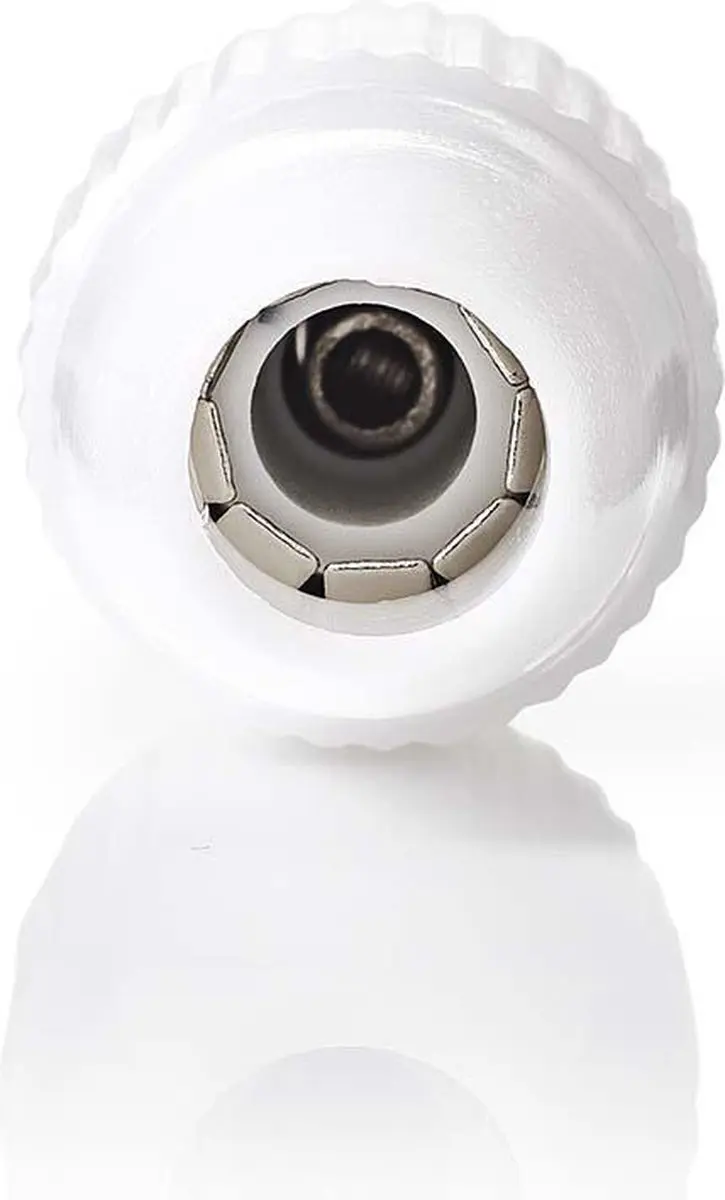 Nedis IEC Coax Connector Recht Female 75 Ohm - 2 Stuks