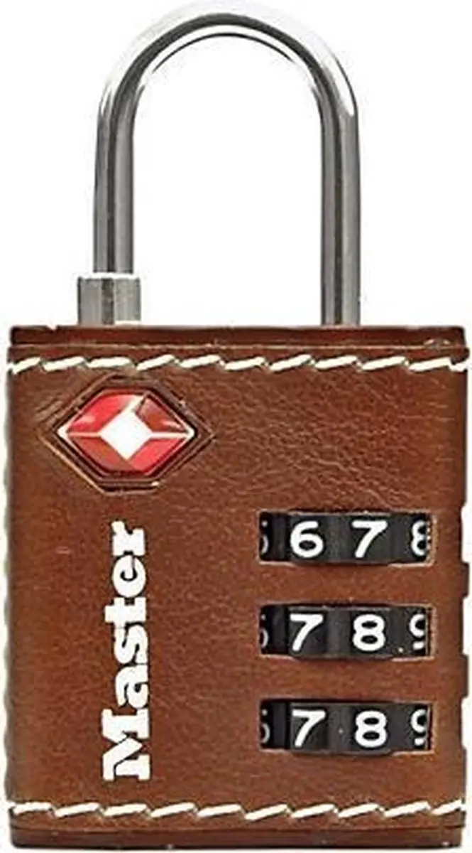 MasterLock TSA Klassiek Hangslot 32mm - Bruin - afbeelding 3 van 3