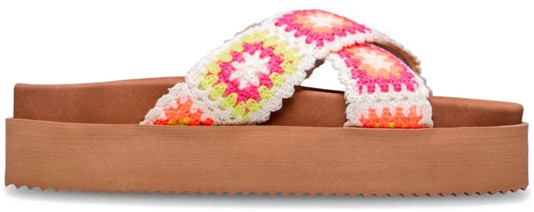 Roxy Syenna Hi 1 Sandalen Bruin,Wit EU 36 Vrouw