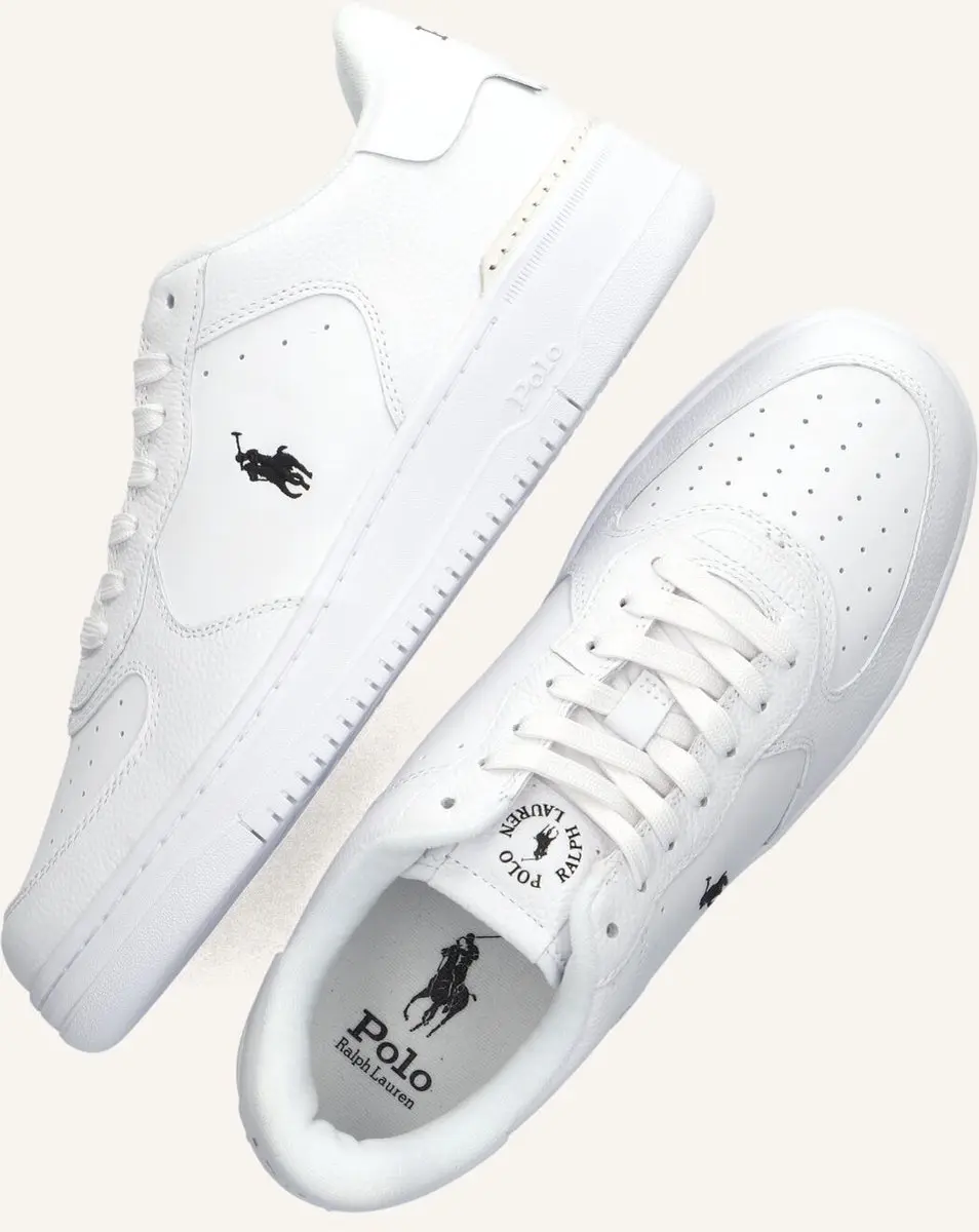 Polo Ralph Lauren Masters Court Low Top Sneakers 42 - Wit - afbeelding 5 van 6