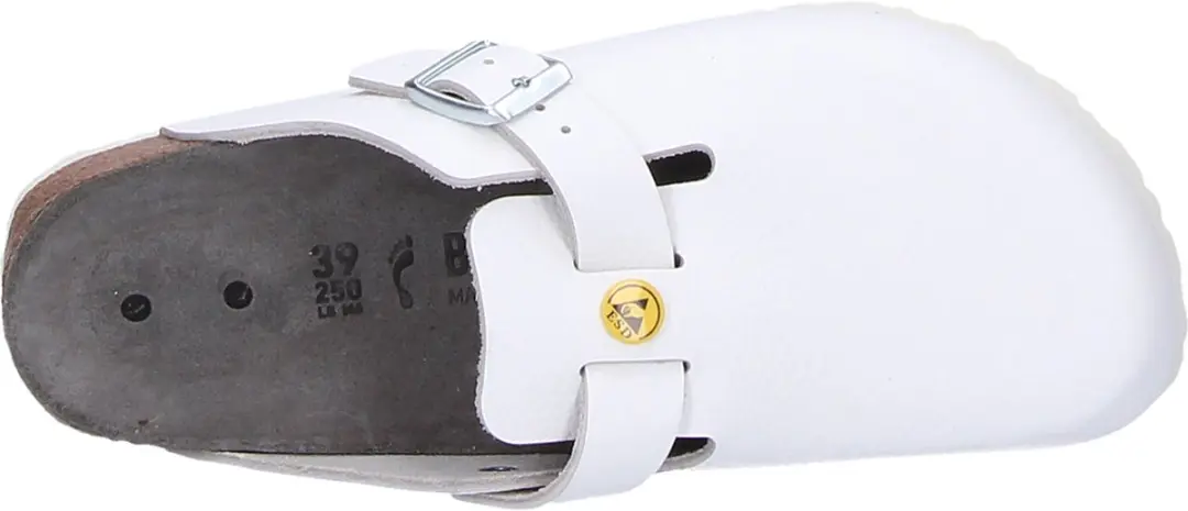 Birkenstock Dames Boston ESD Muil 54263 - Wit