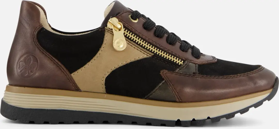Rieker Sneakers bruin Synthetisch