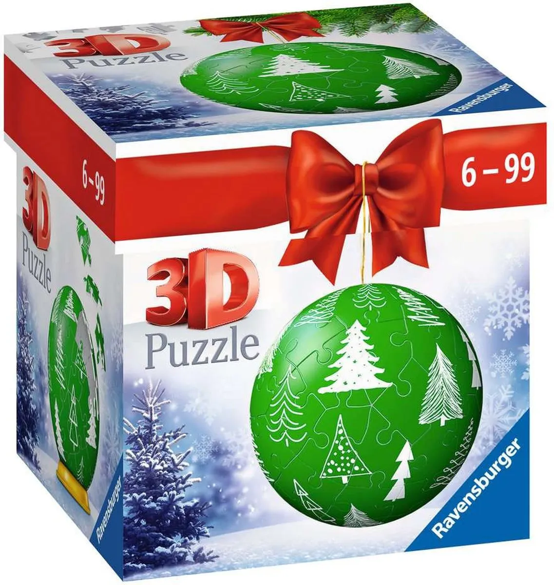 Ravensburger Kerstbal Norwegian 3D Puzzel 54 Stuks