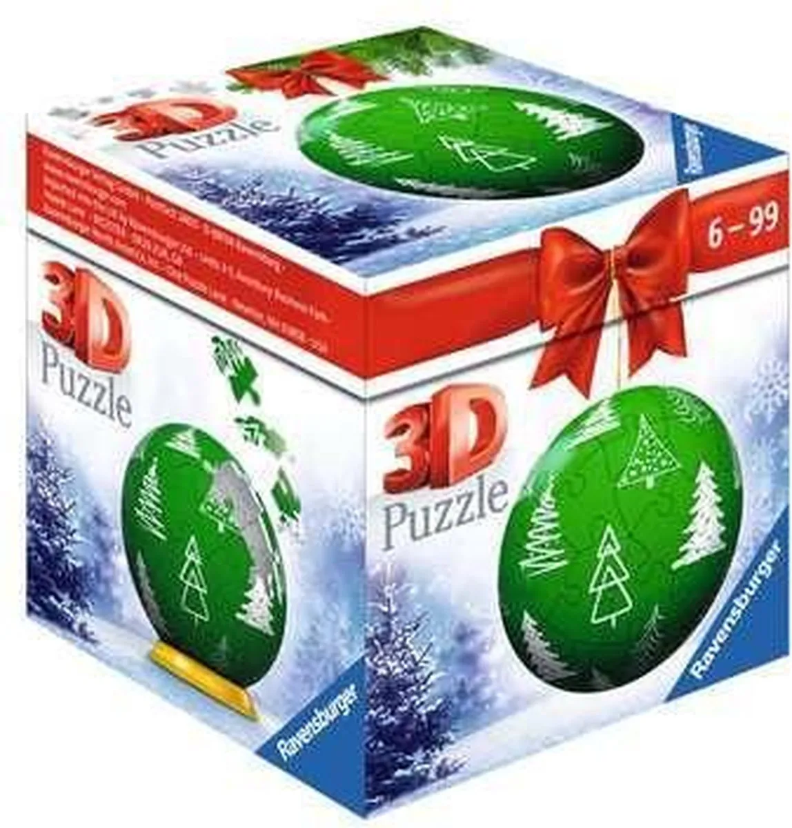 Ravensburger Kerstbal Norwegian 3D Puzzel 54 Stuks