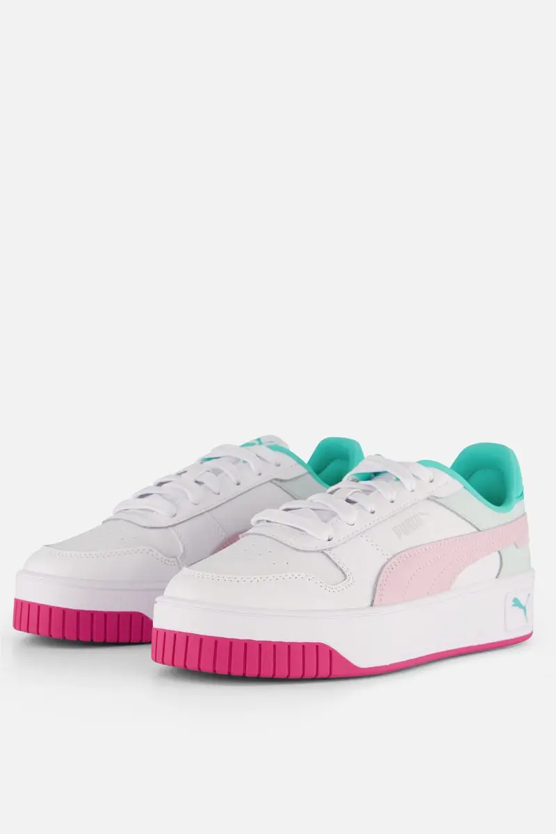 Puma Carina Street Sneakers wit Leer