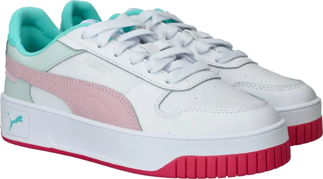 Puma Carina Street Sneakers wit Leer - Dames - afbeelding 4 van 6