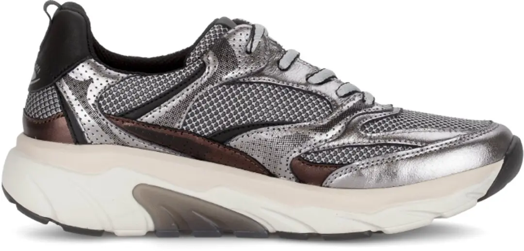 Gabor Rollingsoft Sneakers 76.936.28 - Dames 36 - Zilver