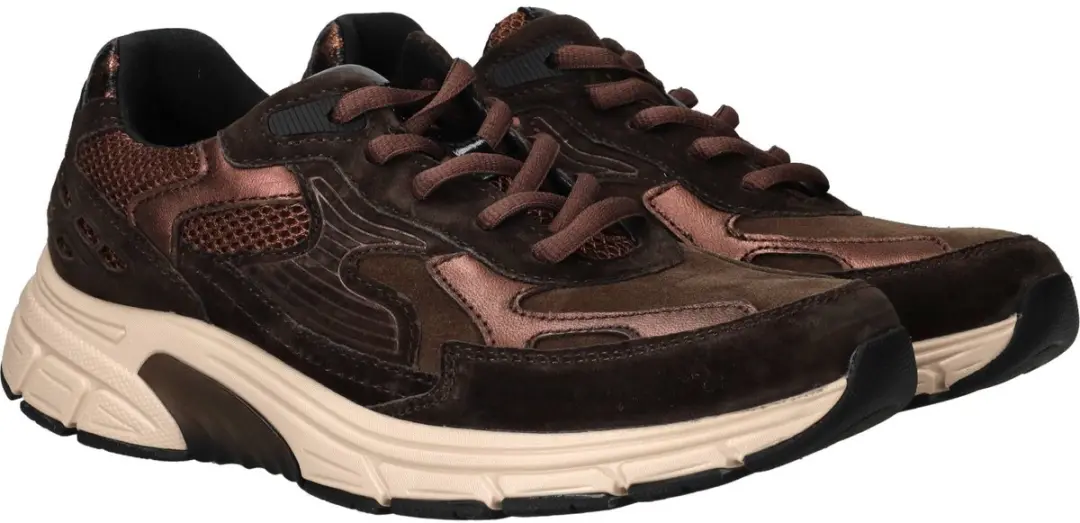 Gabor Rollingsoft Sneakers 102225 - Bruin Suede - Maat 37.5