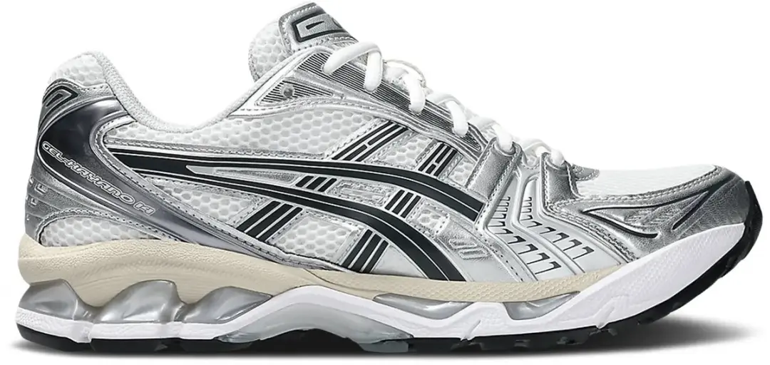 Asics Gel-Kayano 14 Sneakers, White/Graphite/Grey, 37.5