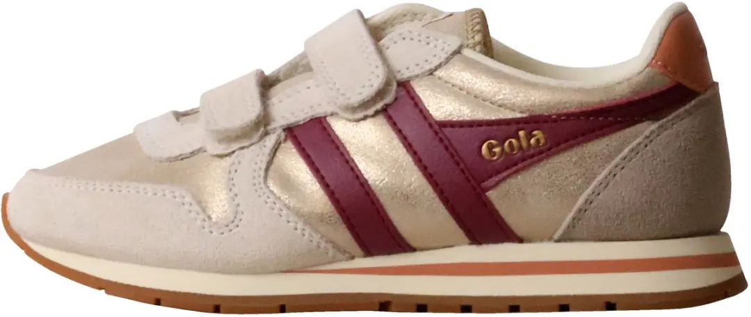 Gola Daytona Blaze Strap CKA338 Kinderschoenen - 32 - Gold/Cerise/Terracotta - afbeelding 3 van 6