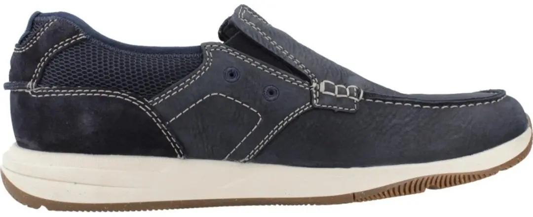 Clarks Instapper Sailview Blauw Nubuck