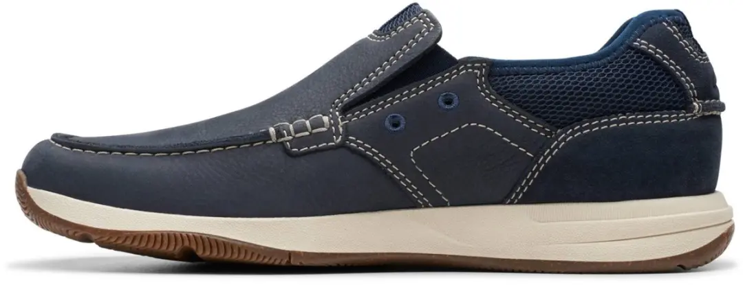 Clarks Instapper Sailview Blauw Nubuck