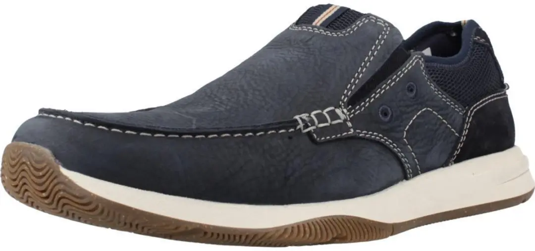 Clarks Instapper Sailview Blauw Nubuck