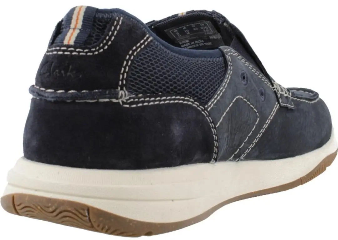 Clarks Instapper Sailview Blauw Nubuck