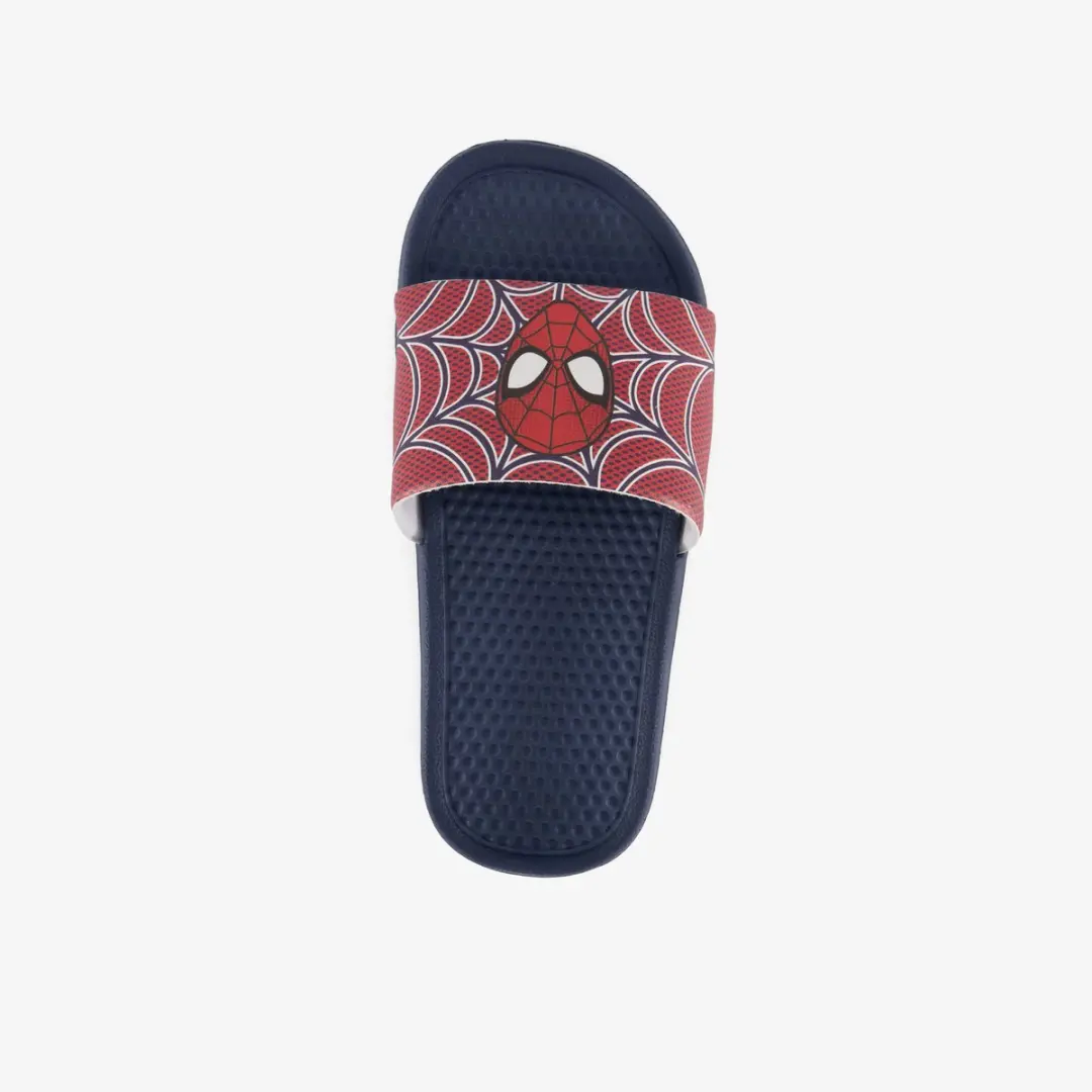 Spider-Man kinder badslippers blauw rood