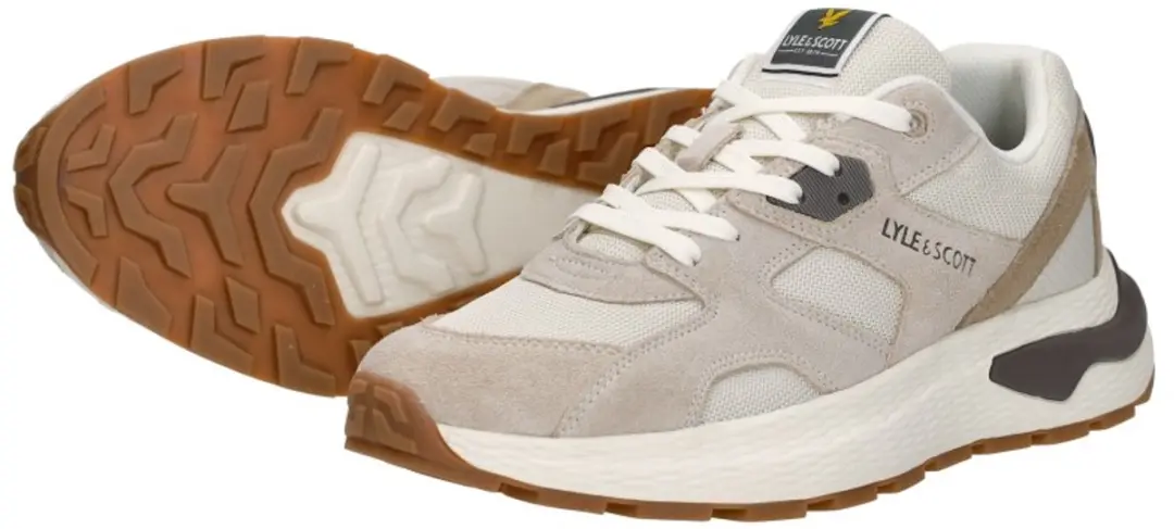Lyle & Scott Logan Sneakers Laag - Beige - 43 - afbeelding 6 van 6
