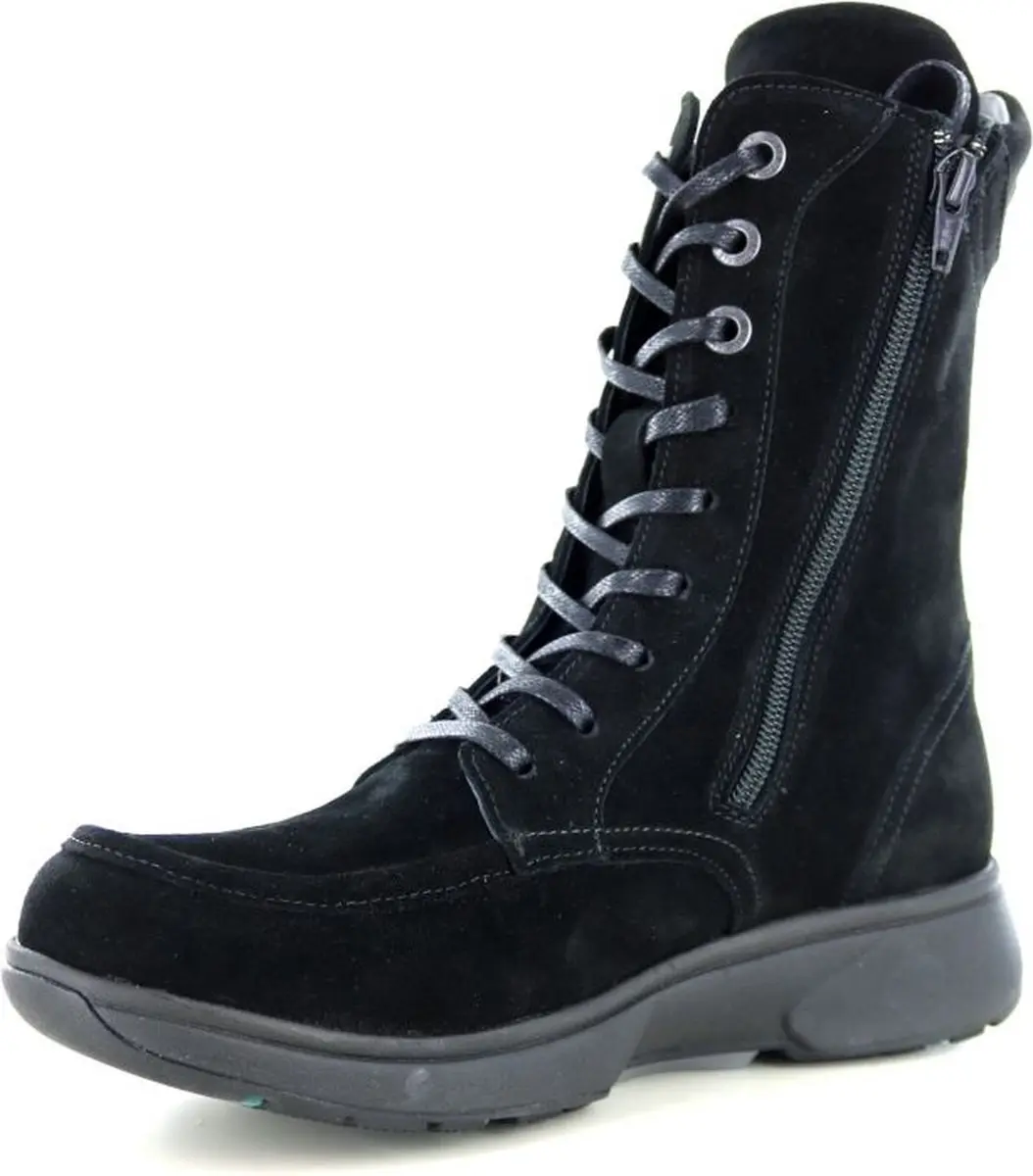 Xsensible Dames Veterboots - Maat 39 - Zwart
