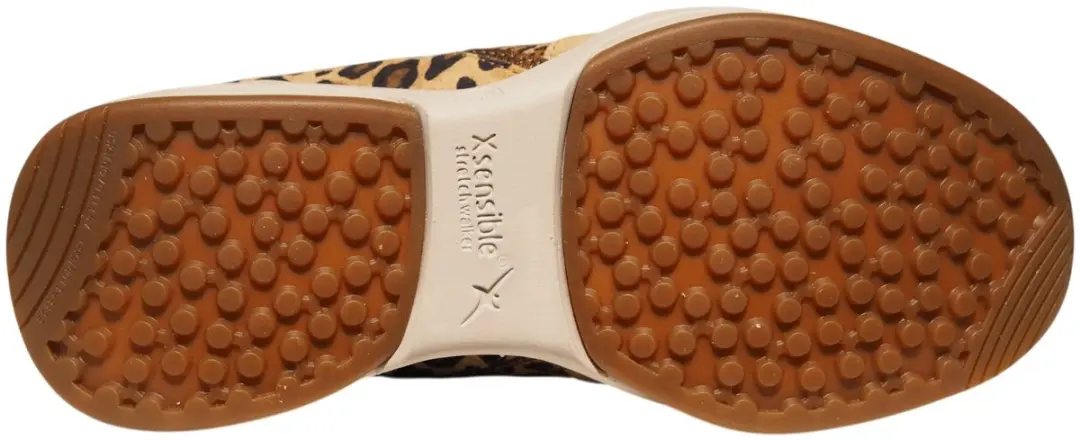 Xsensible Suède Dames Sneakers SWX11 - Luipaardprint - Cognac 39 - afbeelding 3 van 6