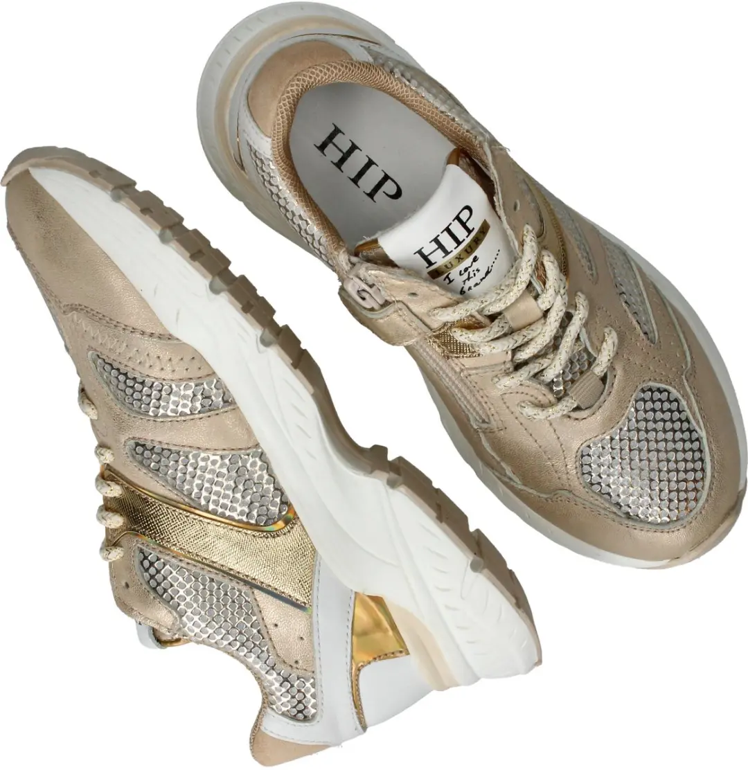 Hip H1255 Runner Sneakers - Dames - Maat 38 - Goud
