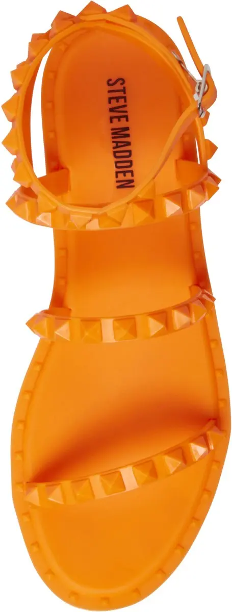 Steve Madden Travel-J Dames Sandalen - 39 - Oranje