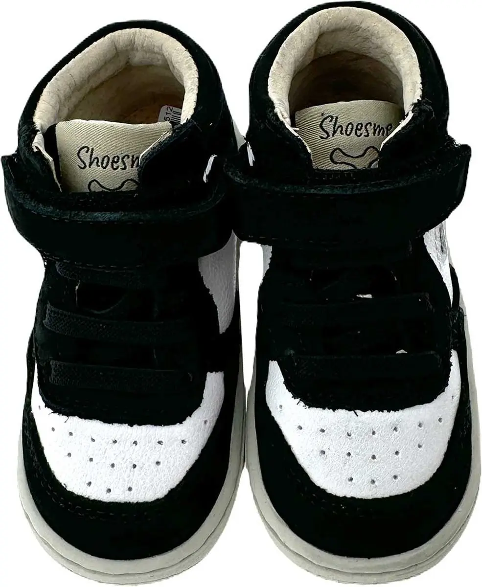 Shoesme Babysneakers Black White - Maat 20