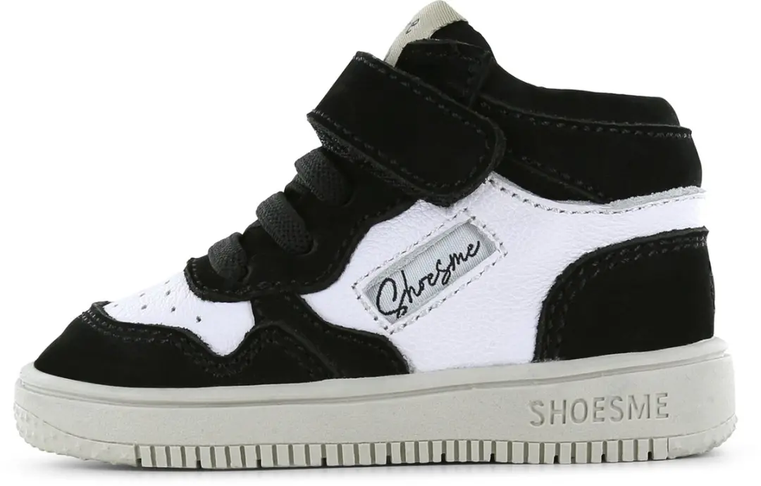 Shoesme Babysneakers Black White - Maat 20