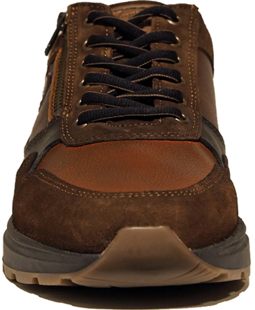 Australian Sneaker Connery Wijdte H 46 - Cognac/Zwart