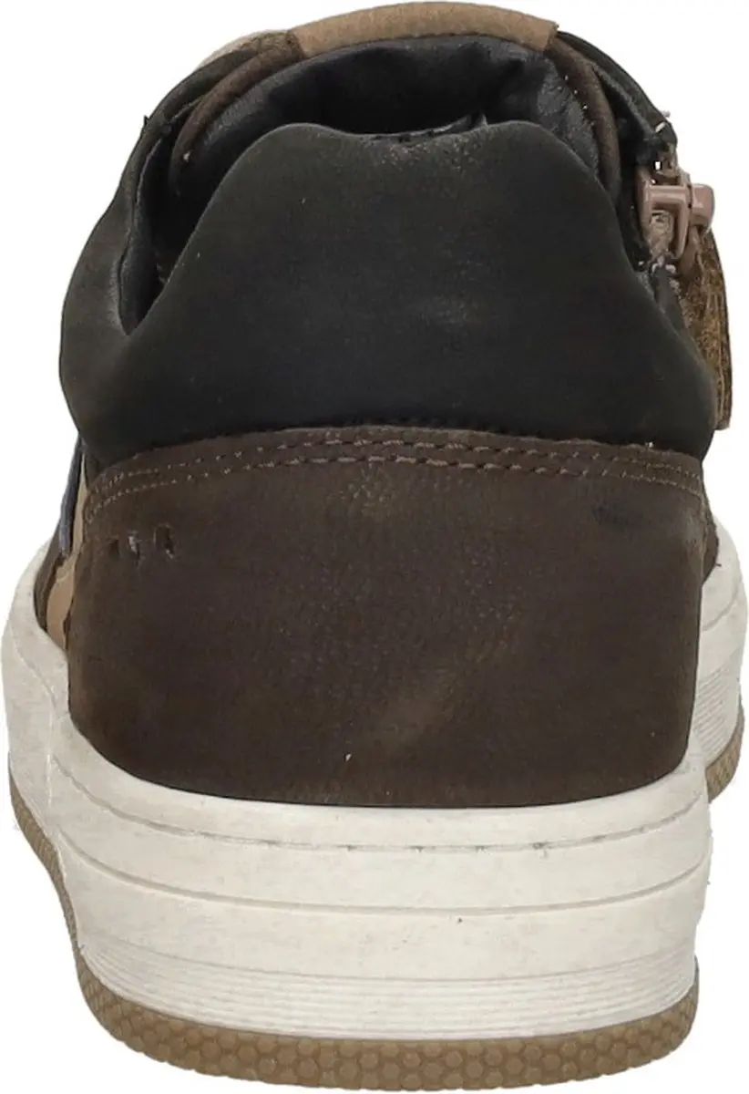Cruyff Junior Trophy Mid Sneakers - Leer - Bruin - Maat 33 - afbeelding 6 van 6