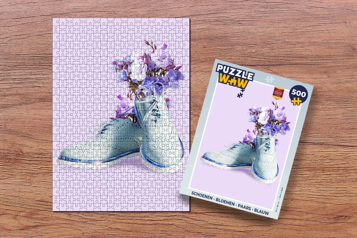 PuzzleWow Bloemen Legpuzzel 500 Stuks - Multicolor