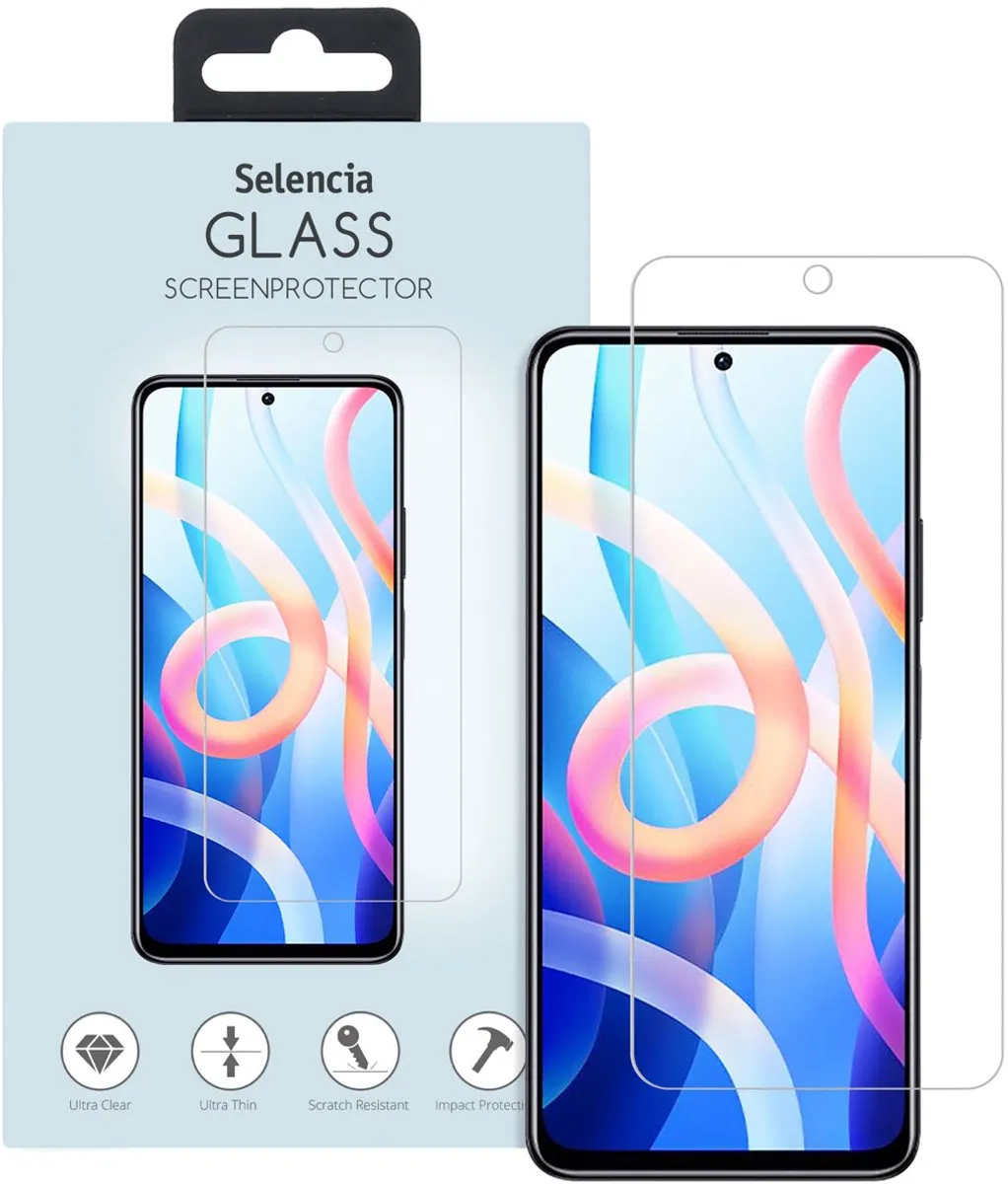 Selencia Screen protector - Geschikt voor Xiaomi Poco M4 Pro 5G - Gehard Glas Screenprotector
