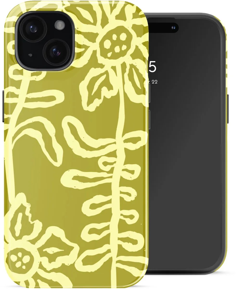 Selencia Hoesje iPhone 15 Chalky Bloom