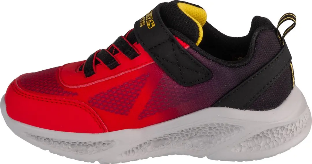 Skechers Meteor Lights Krendox Schoenen - EU 22 - Rood/Zwart/Geel - afbeelding 6 van 6