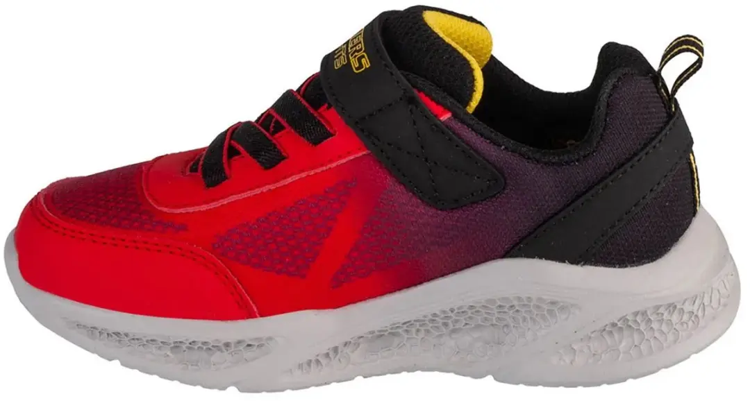 Skechers Meteor Lights Krendox Schoenen - EU 22 - Rood/Zwart/Geel
