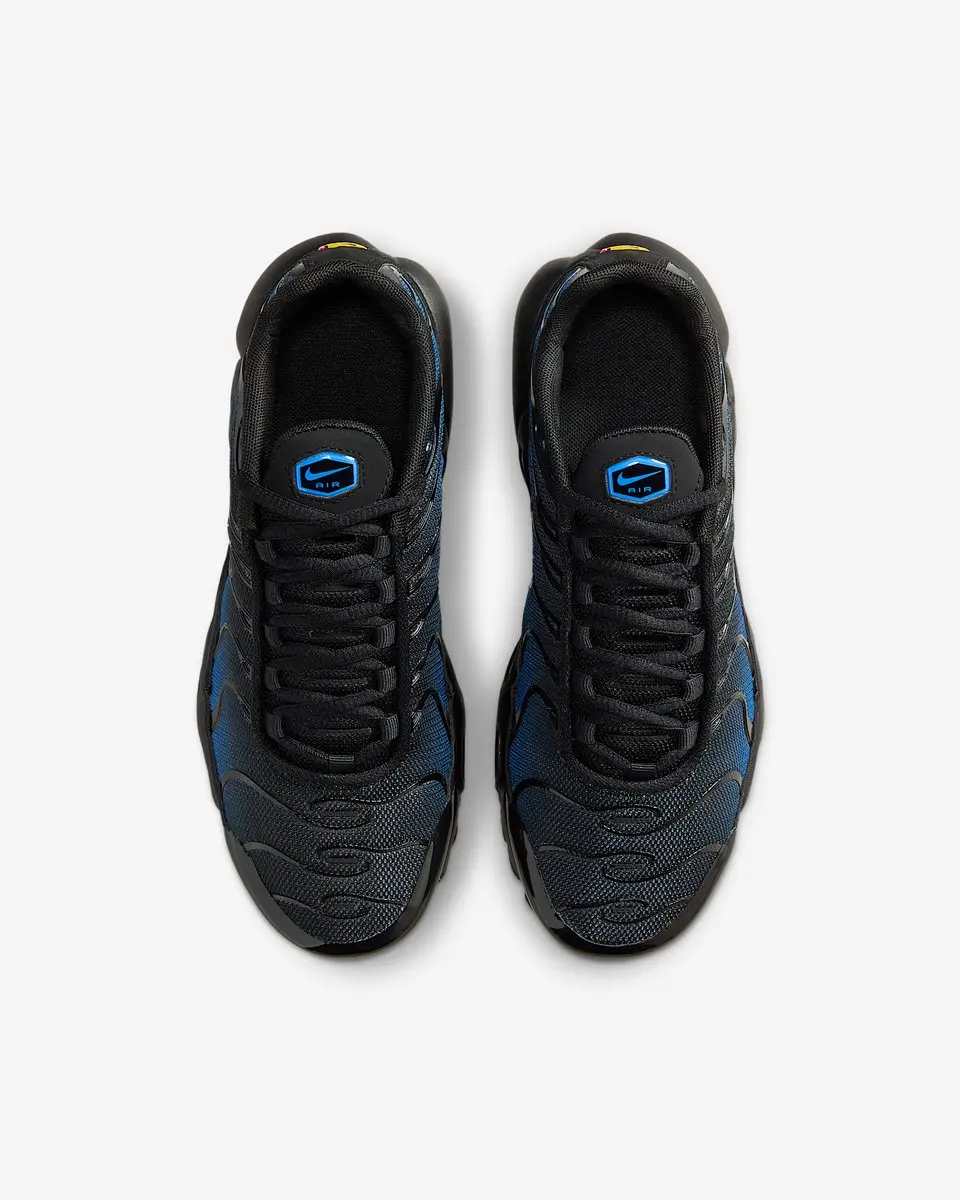 Nike Air Max Plus CD0609-051 Sneakers - 38.5 - Zwart/Blue Crystal - afbeelding 4 van 6