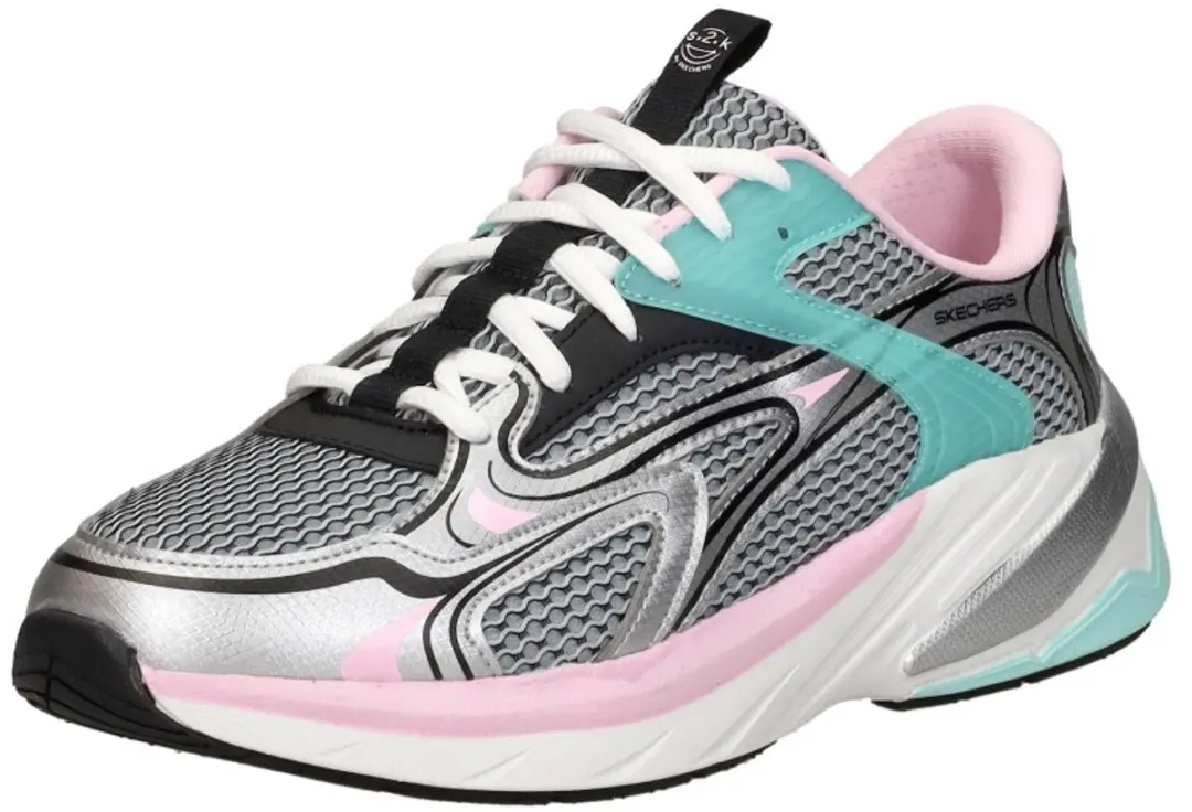 Skechers S2K Sneakers Dames - Zilver - afbeelding 4 van 6