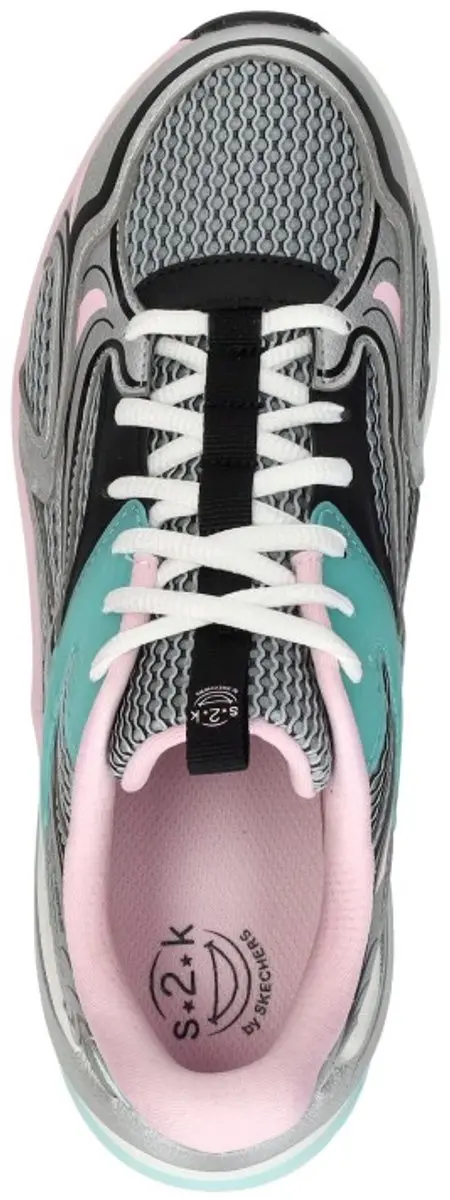 Skechers S2K Sneakers Dames - Zilver - afbeelding 5 van 6